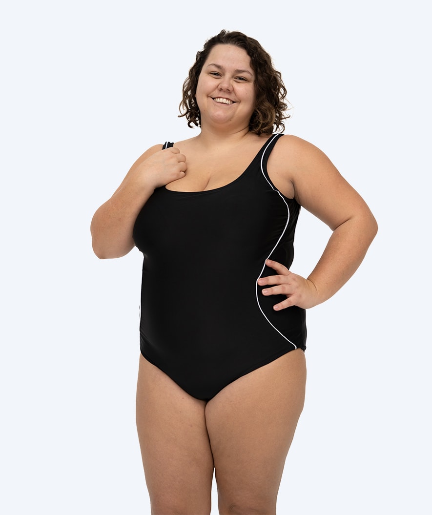 Watery strój kąpielowy dla kobiet plus size - Marilla - Czarny