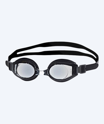 Primotec okulary do pływania dla dorosłych krótkowidzów - (-1.0) do (-8.0) - Czarny (dymna soczewka)