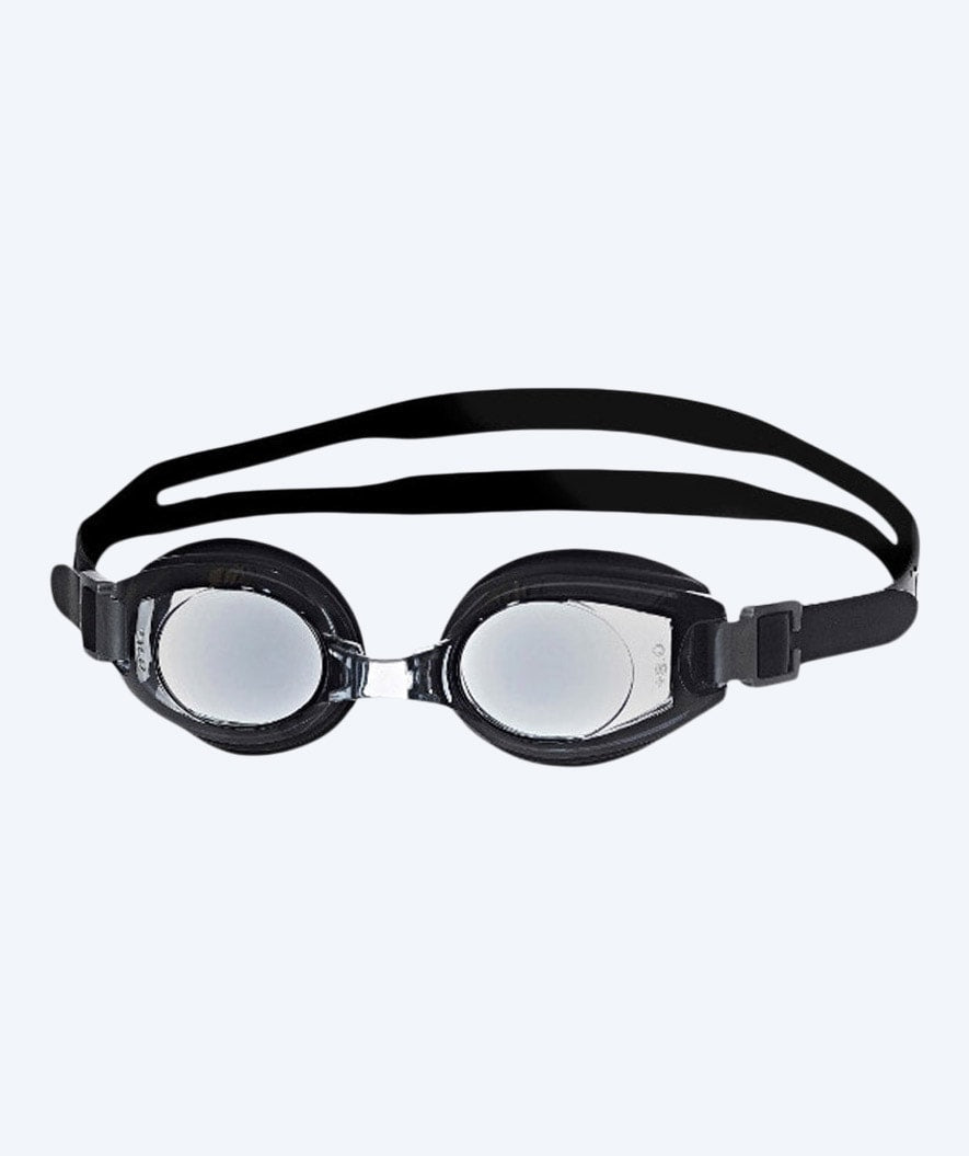 Primotec okulary do pływania dla dziecięce krótkowidzów (3-12) - od -1,5 do -6,0 - Czarne (przyciemniane szkła)