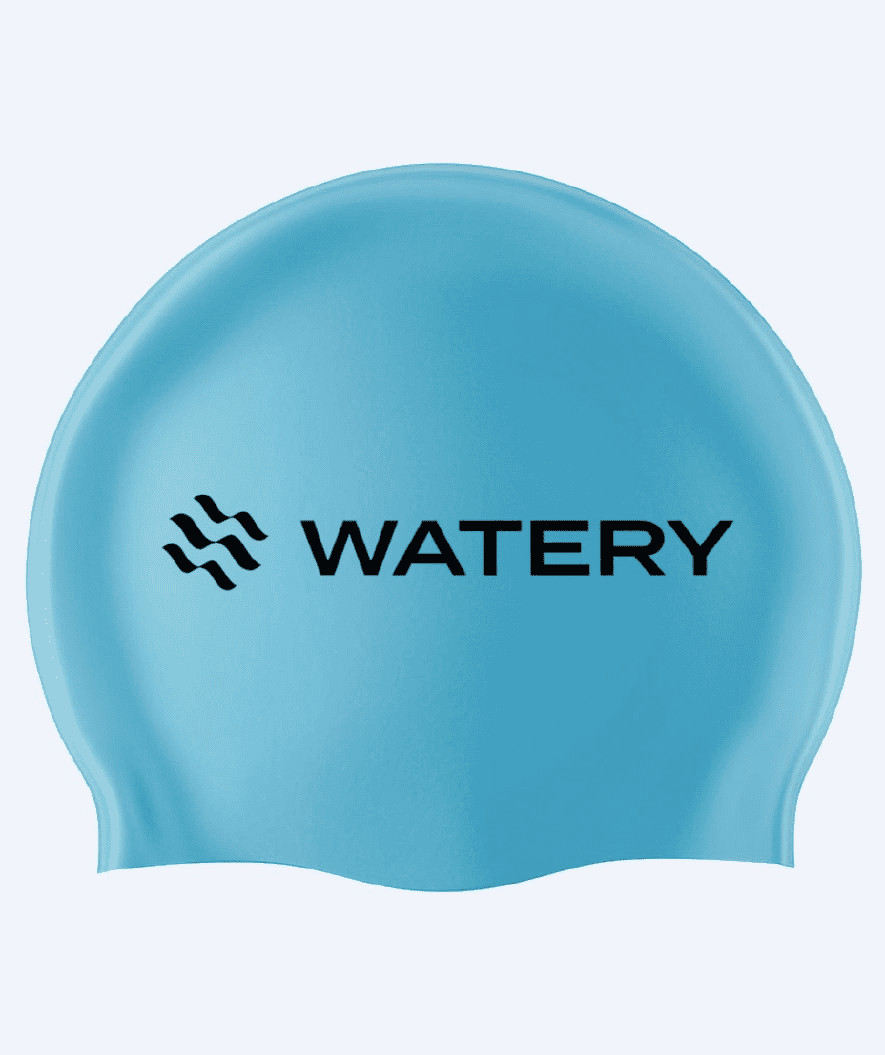 Watery czepek do pływania (od 10 lat) - Signature - Sky Blue