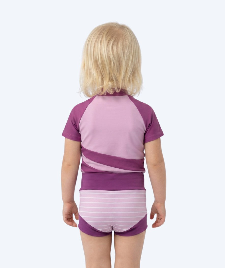 Watery pieluszki do pływania dla dzieci - Neoprene Swim Nappy - Purple Stripes
