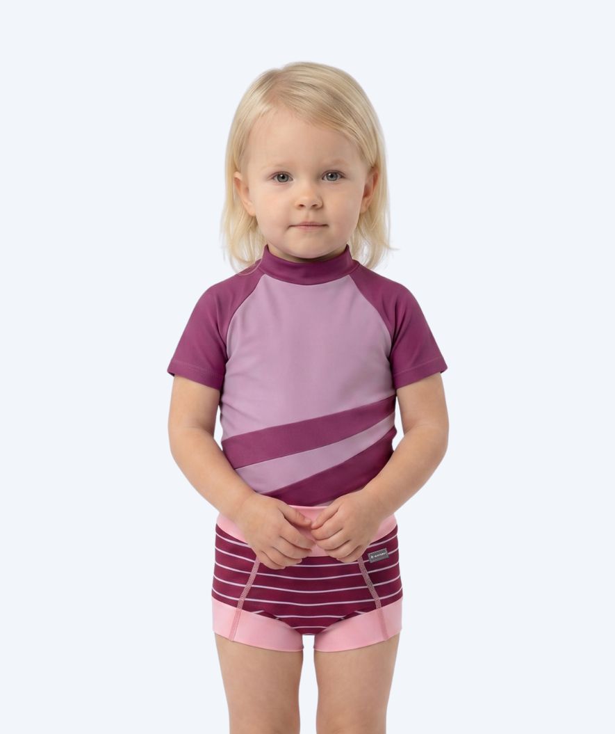 Watery pieluszki do pływania dla dzieci - Neoprene Swim Nappy - Nordic Różowy Stripes