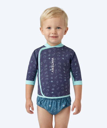 Watery bluza neoprenowa - Baia Top - Atlantic Turquoise