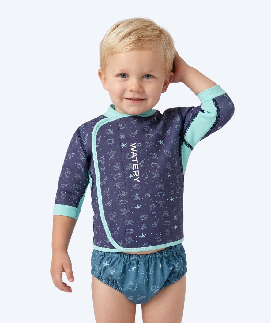 Watery bluza neoprenowa - Baia Top - Atlantic Turquoise