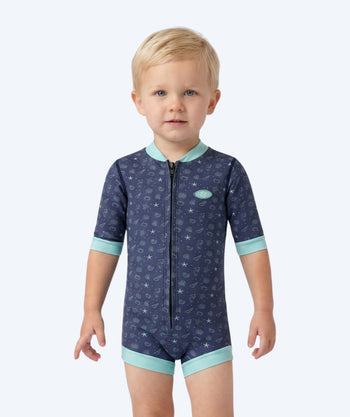 Watery pianka pływacka dla dzieci - Baia Full-Body - Atlantic Turquoise