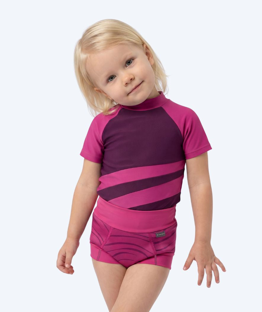 Watery pieluszki do pływania dla dzieci - Neoprene Swim Nappy - Fjord Różowy
