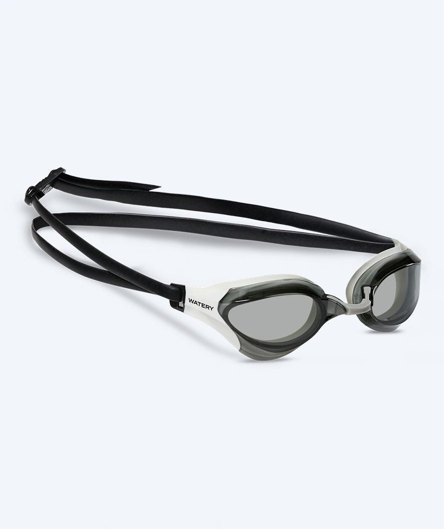 Watery Elite okulary do pływania - Rattle Pro - Biały/smoke