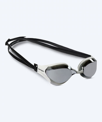 Watery Elite okulary do pływania - Rattle Pro Mirror - Biały/szary