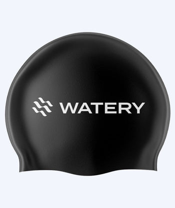 Watery czepek do pływania (od 10 lat) - Signature Latex - Czarny
