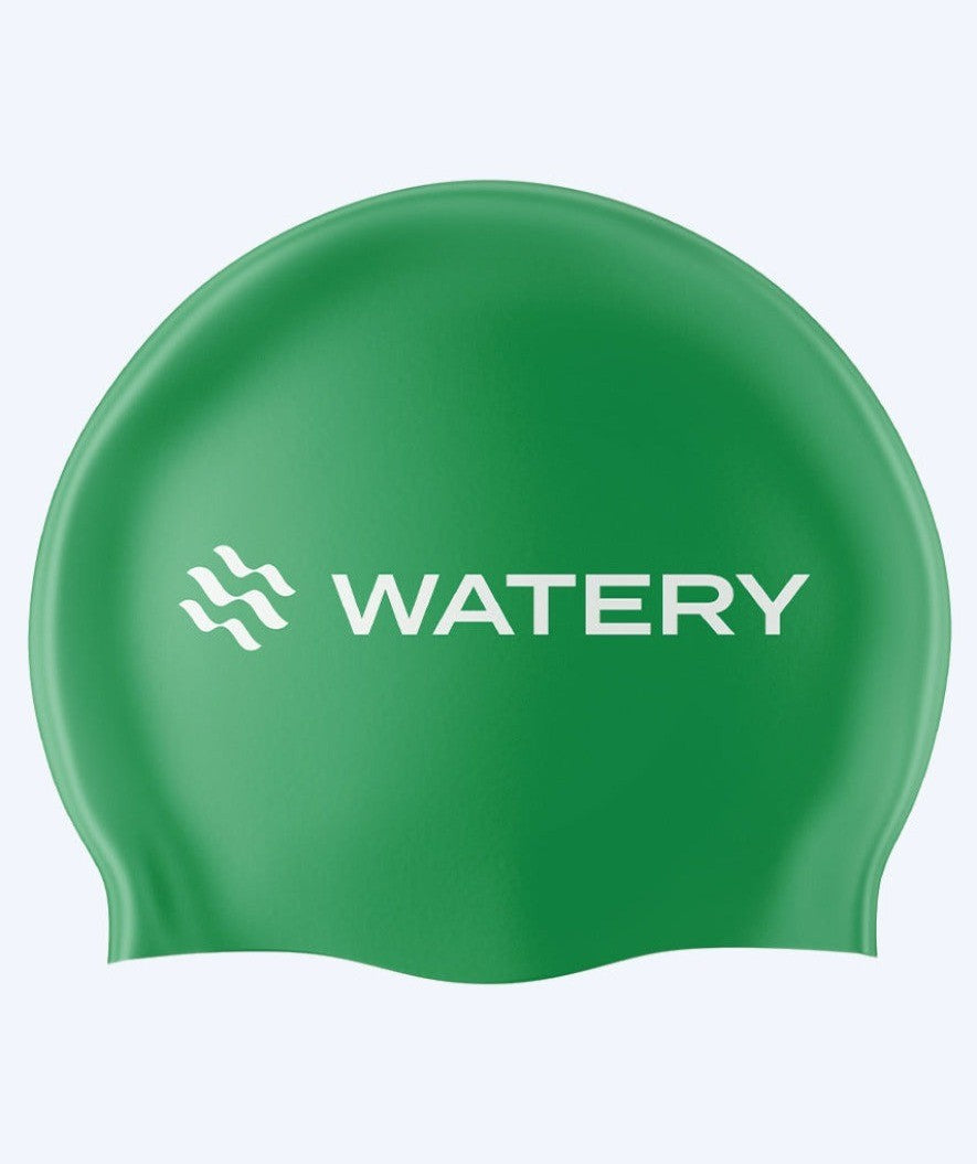 Watery czepek do pływania (od 10 lat) - Signature Latex - Zielony