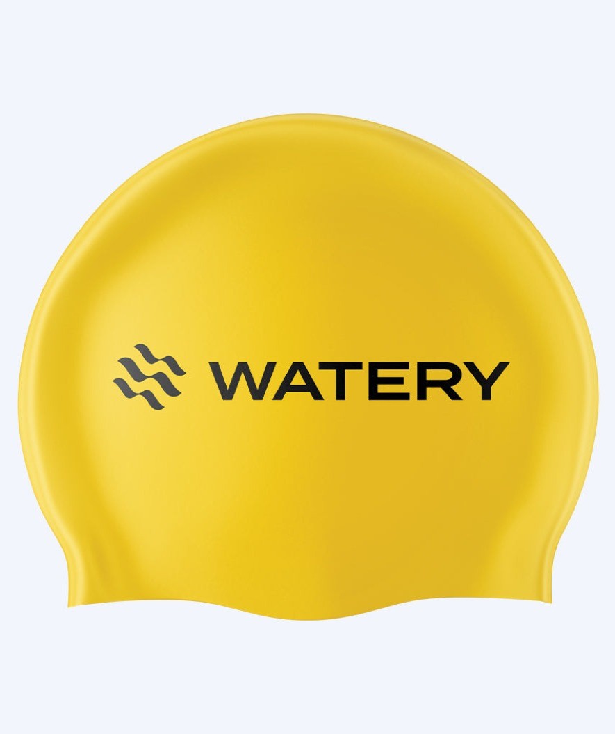 Watery czepek do pływania (od 10 lat) - Signature Latex - Żółty