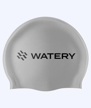 Watery czepek do pływania (od 10 lat) - Signature Latex - Srebrny