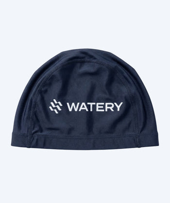 Watery czepek do pływania (od 10 lat) - Signature Elastane - Ciemnoniebieski