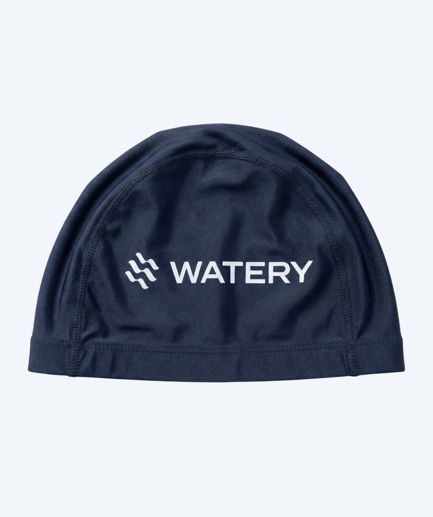 Watery czepek do pływania (od 10 lat) - Signature Elastane - Ciemnoniebieski