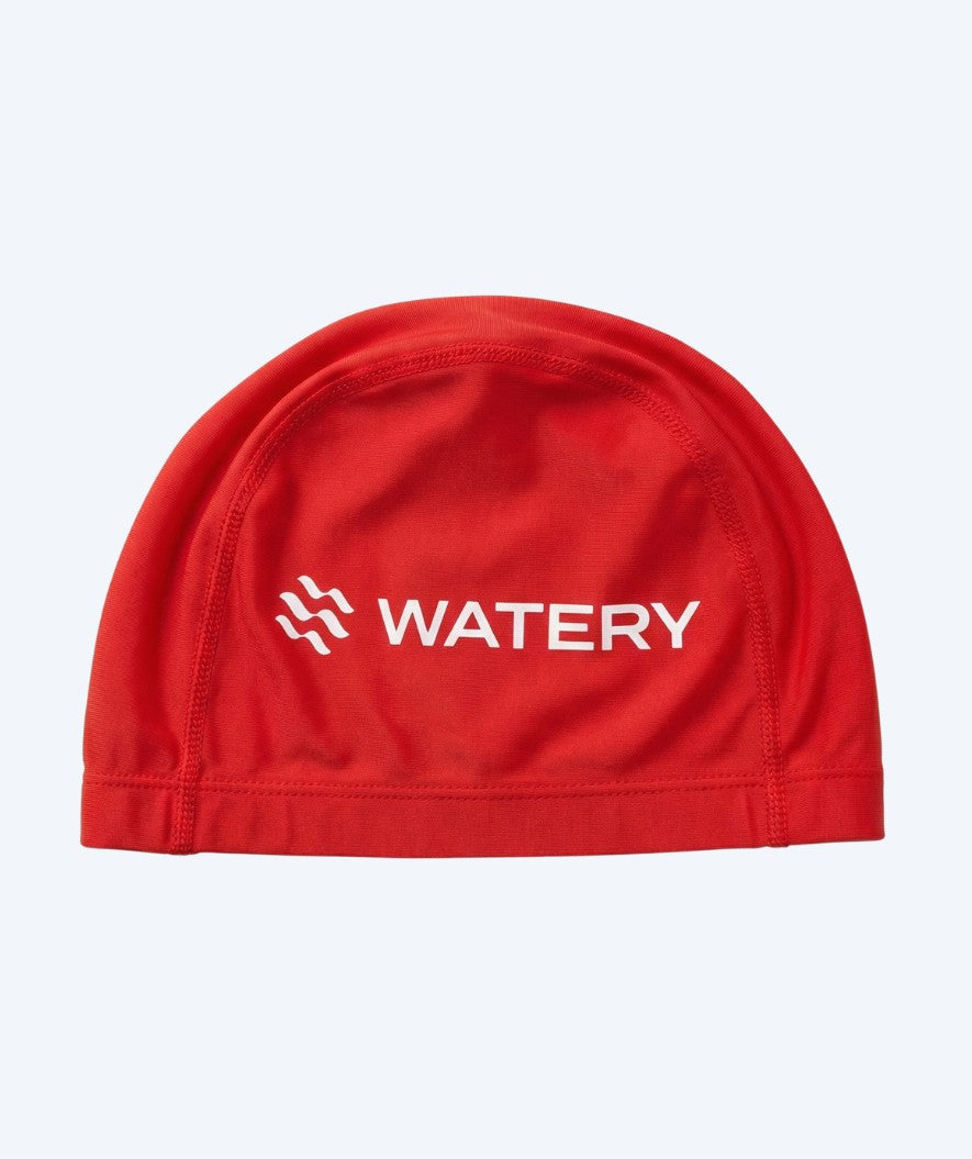 Watery czepek do pływania (od 10 lat) - Signature Elastane - Czerwony