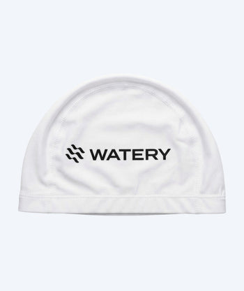 Watery czepek do pływania (od 10 lat) - Signature Elastane - Biały