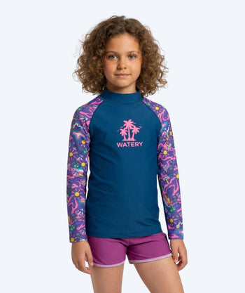 Watery koszulka UV dla dzieci - Osiris z długimi rękawami Rashguard - Wielokolorowy/ciemnoniebieski