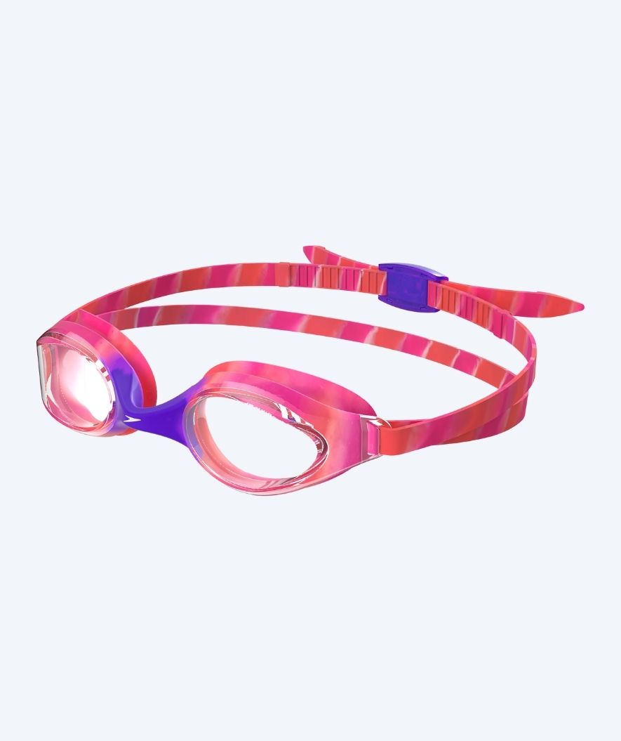 Speedo okulary pływackie treningowe - Hyper Flyer - Jasnoróżowy/fioletowy