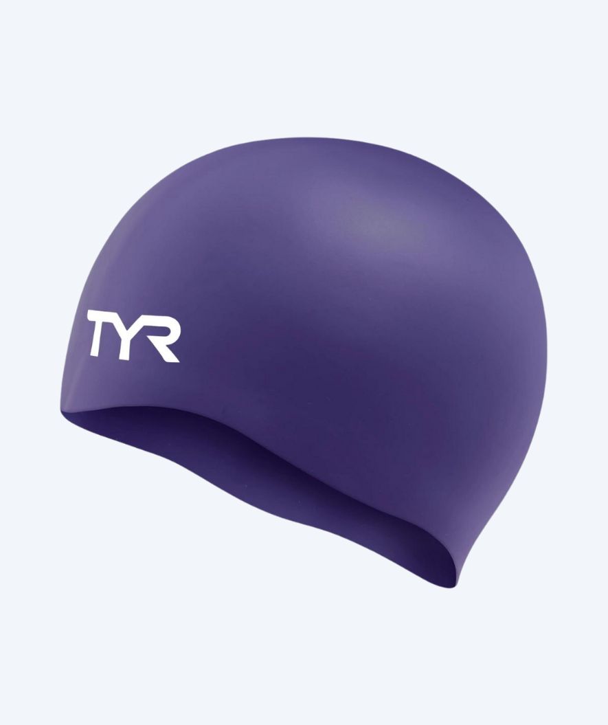 TYR czepek do pływania - Silicone - Fioletowy