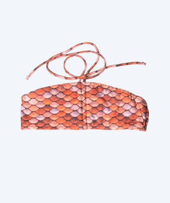 Kuaki Mermaids góra od bikini syrenka dla dziewczynek - Pomarańczowa