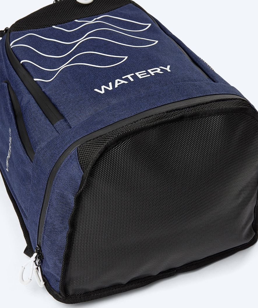 Watery torba pływacka - Viper Elite 45L - Ciemnoniebieska/Biała