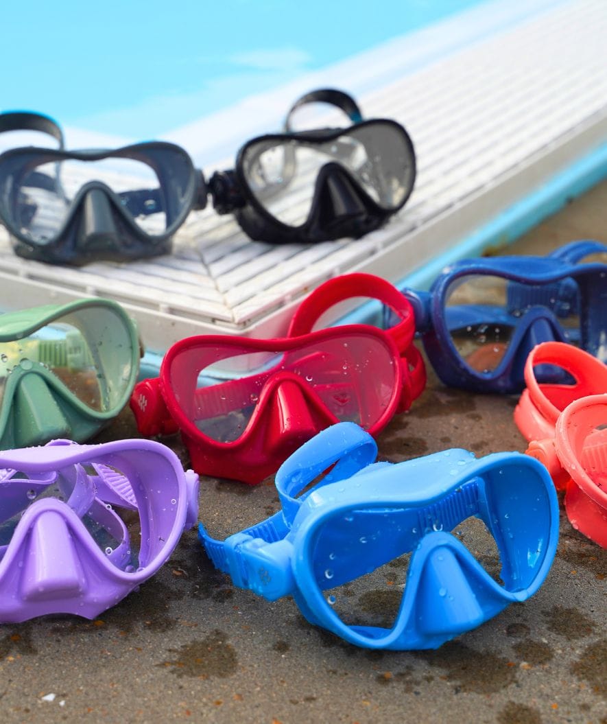 Watery maska do nurkowania dla dorosłych (od 12 lat) - Cliff - Czarny