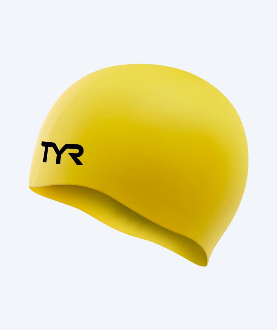 TYR czepek do pływania - Silicone - Żółty
