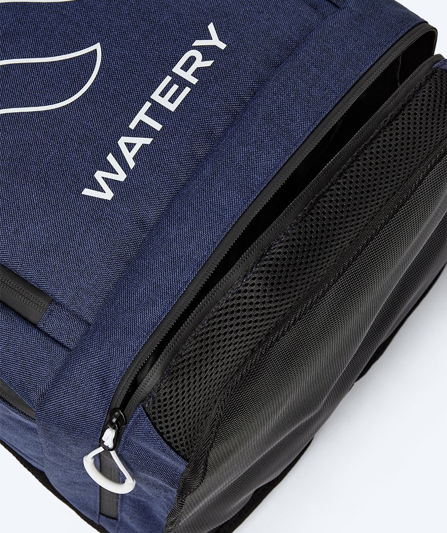 Watery torba pływacka - Viper Elite 45L - Ciemnoniebieska/Biała