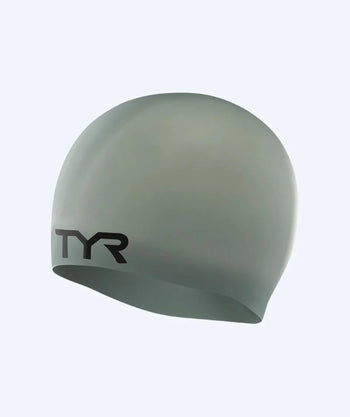 TYR czepek do pływania - Silicone - Ciemnoszary