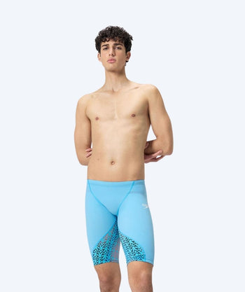 Speedo kąpielówki na zawody dla mężczyzn - LZR Ignite - Niebieski/Pomarańczowy