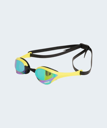 Arena Elite okulary do pływania - Cobra Ultra SWIPE Mirror - Żółty/lime