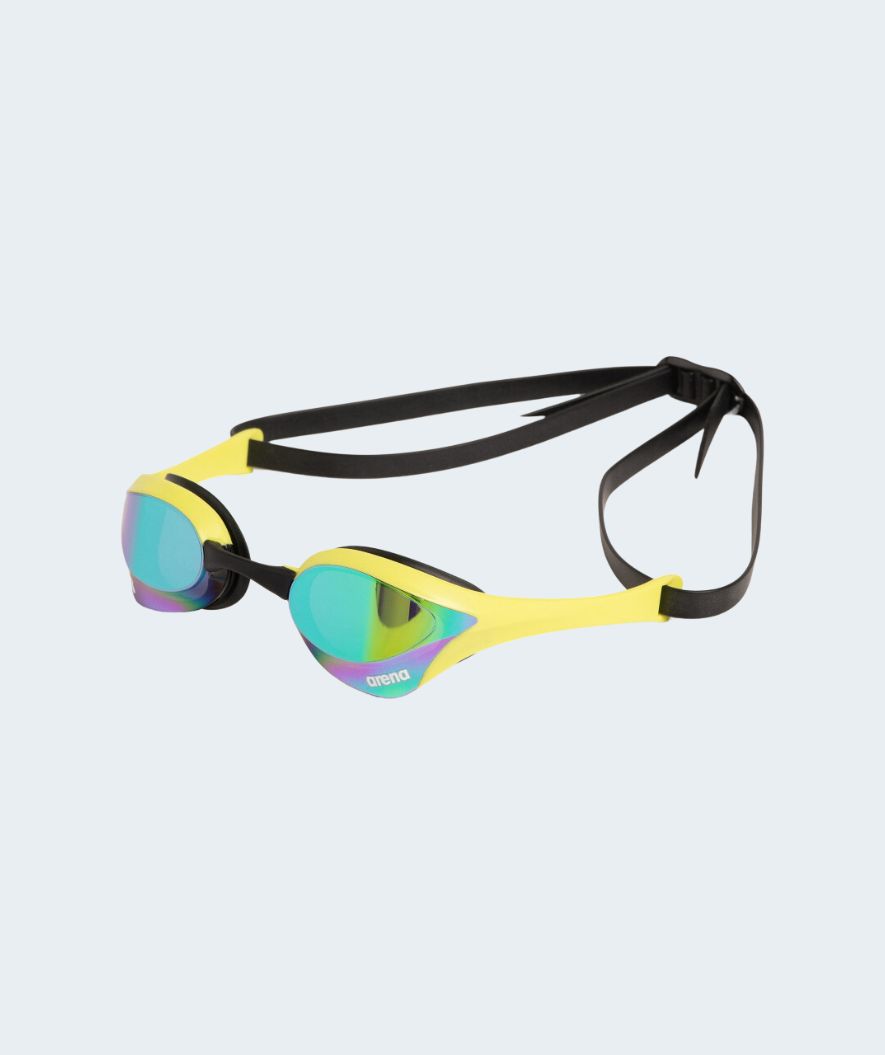 Arena Elite okulary do pływania - Cobra Ultra SWIPE Mirror - Żółty/lime