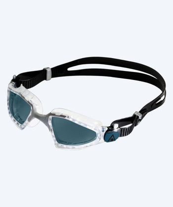 Aquasphere okulary pływackie treningowe - Kayenne Pro - Czarny/przezroczysty (Smoke soczewki)
