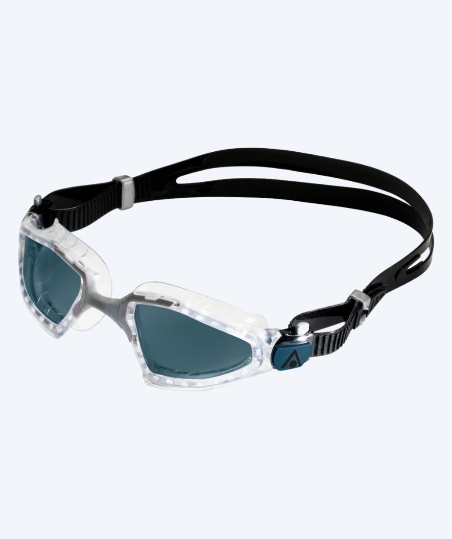 Aquasphere okulary pływackie treningowe - Kayenne Pro - czarne/przezroczyste (Przydymiona soczewka)