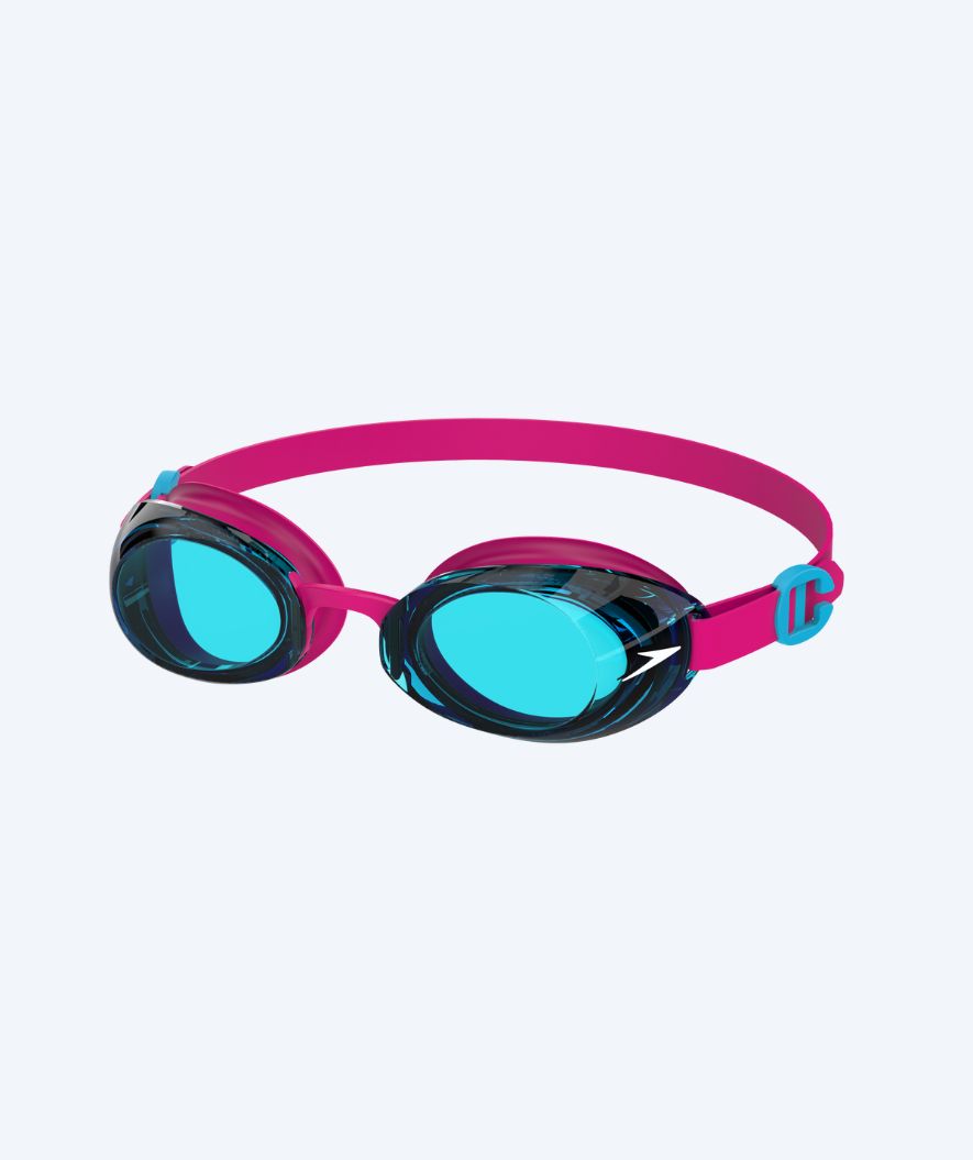 Speedo okulary do pływania dla dzieci (6-14) - Jet 2.0 - Jasnoróżowy/niebieski