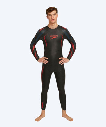 Speedo pianka do pływania męska - Xenon - Czarny/czerwony