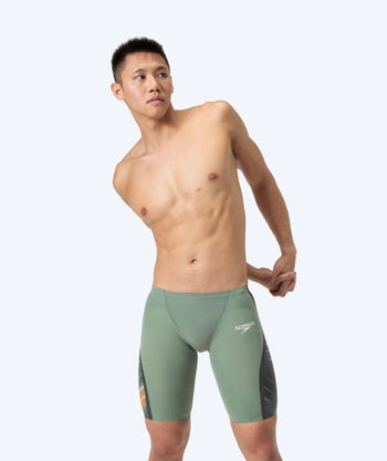 Speedo kąpielówki na zawody dla mężczyzn - LZR Pure Intent 2.0 - Zielony/pomarańczowy