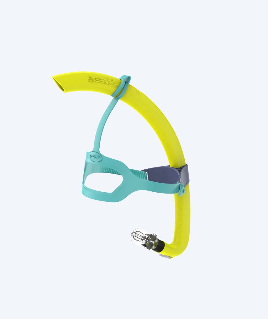 Speedo fajka czołowa junior - Bullet Head - Żółty/turkusowy