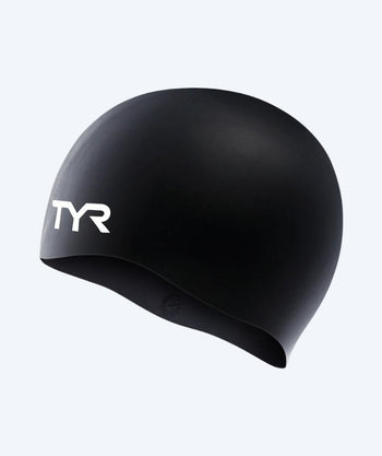TYR czepek do pływania - Silicone - Czarny