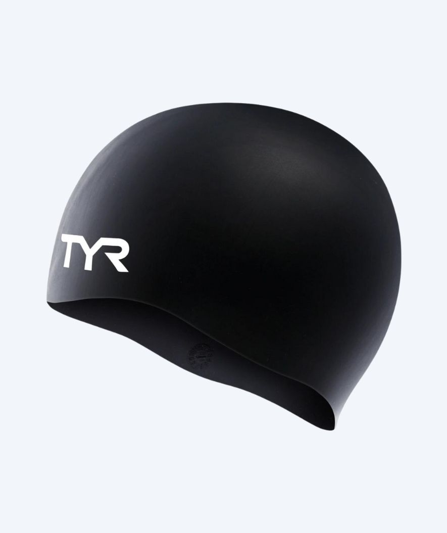 TYR czepek do pływania - Silicone - Czarny