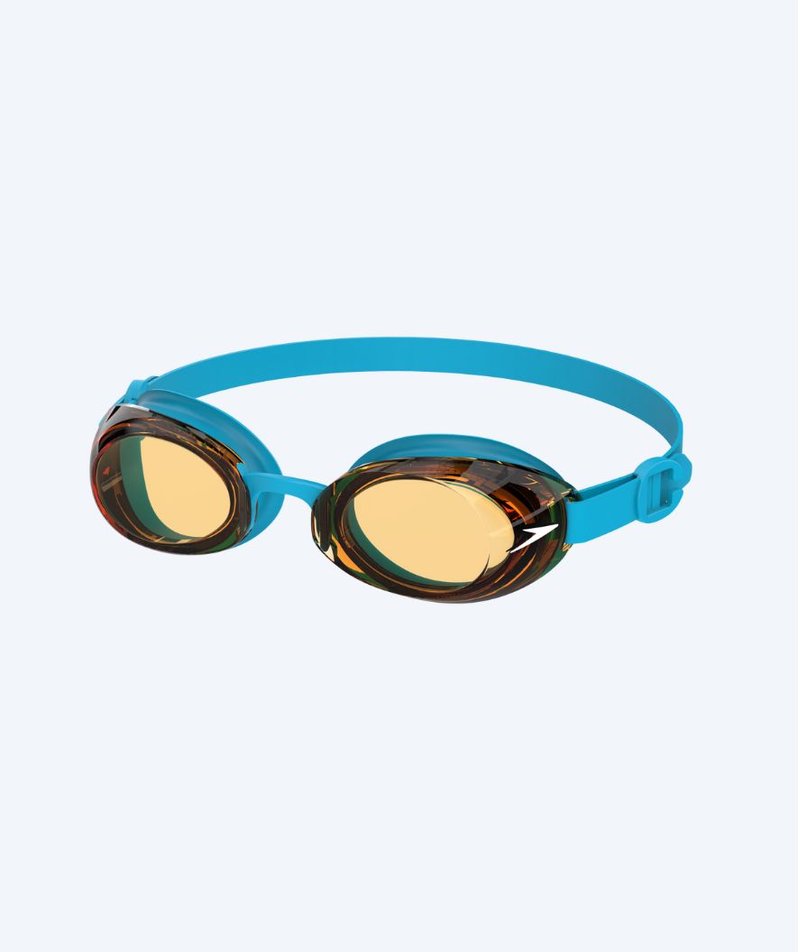 Speedo okulary do pływania dla dzieci (6-14) - Jet 2.0 - Niebieski/pomarańczowy