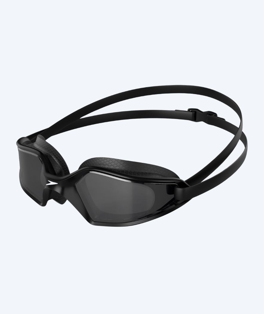 Speedo okulary pływackie treningowe - Hydropulse - Czarny/szary (Smoke soczewki)