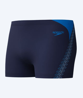 Speedo bokserki kąpielowe dla mężczyzn - Hyperboom Splice - Ciemnoniebieski/niebieski