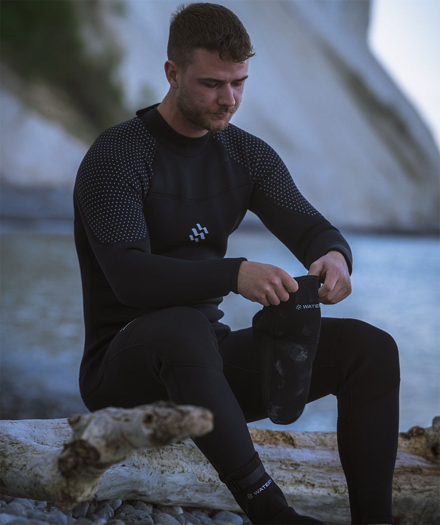 Watery skarpety na otwarte wody - Reptile (3 mm) - Czarny