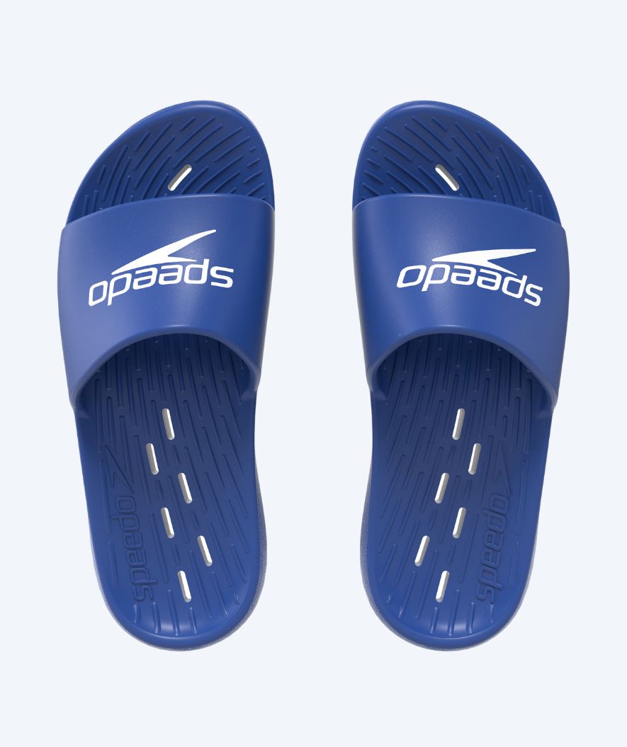 Speedo klapki dla młodzieży - Ciemnoniebieski