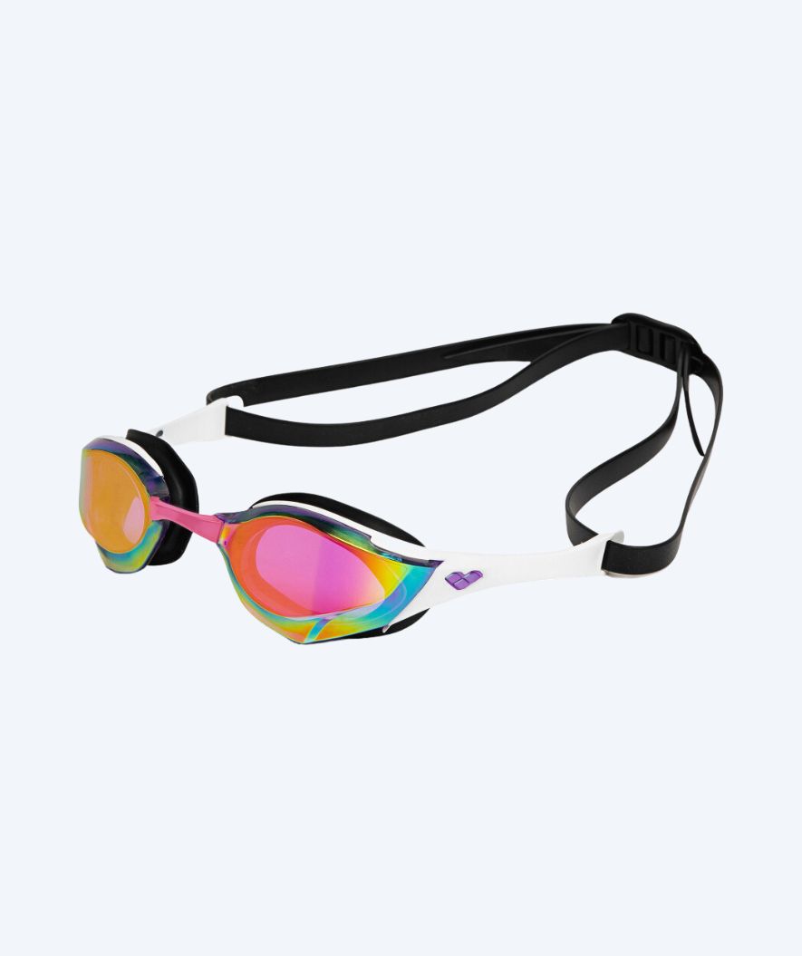 Arena Elite okulary do pływania - Cobra Edge SWIPE Mirror - Biały/fioletowy