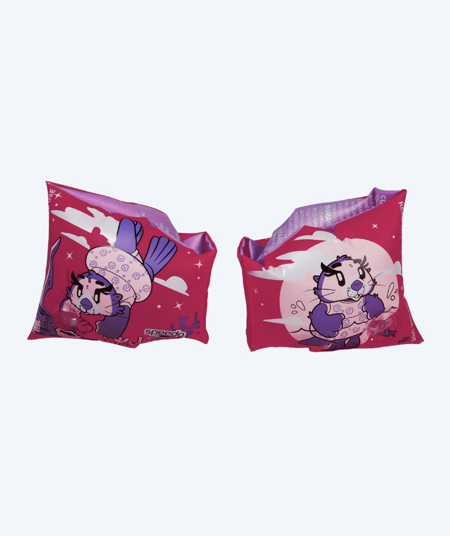 Speedo rękawki do pływania dla dzieci (2-6) - Character Printed - Różowy/fioletowy