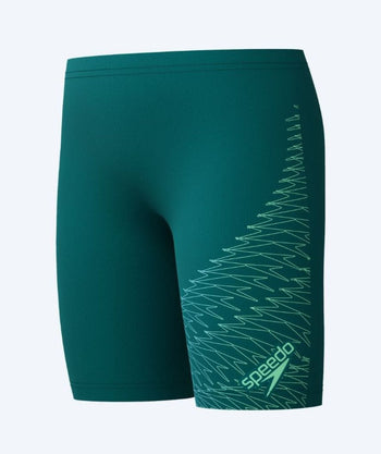 Speedo długie kąpielówki dla chłopców - Medley Logo - Zielony