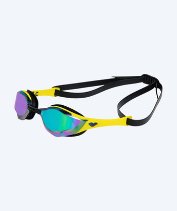 Arena Elite okulary do pływania - Cobra Edge SWIPE Mirror - Żółty/zielony