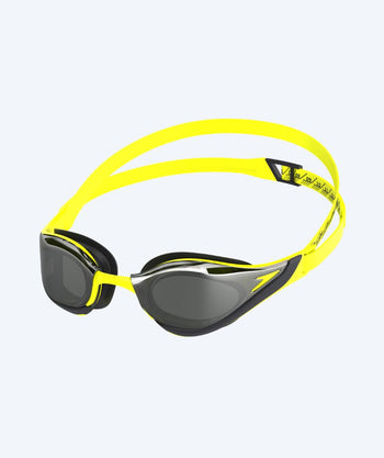 Speedo Elite okulary do pływania - Fastskin Pure Focus Mirror - Żółty/czarny